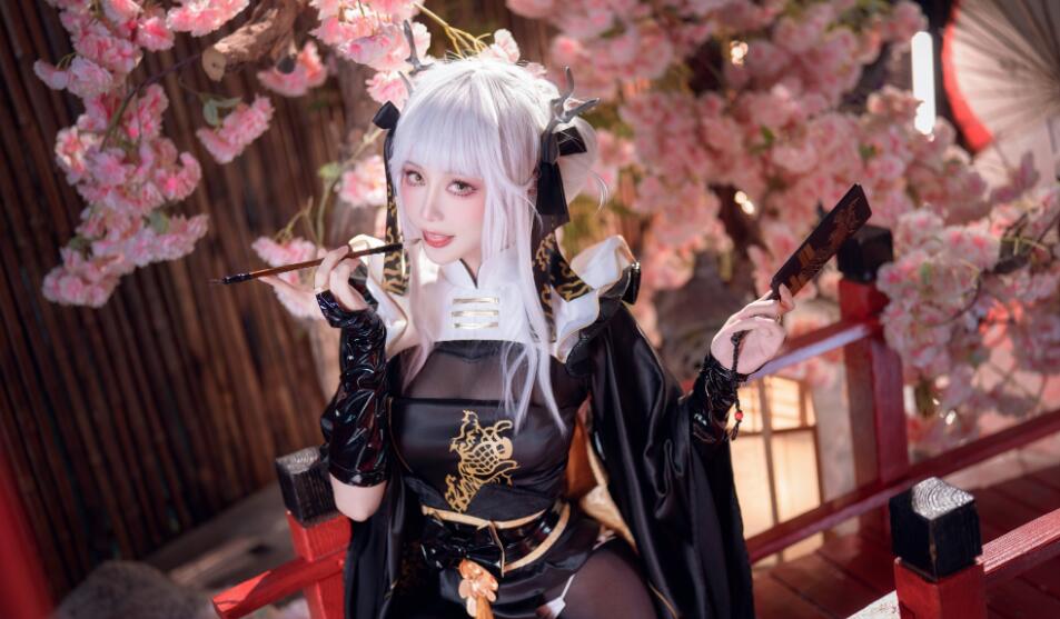 图片[4]-如月灰：御姐女王范儿的Cosplay女神